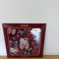新品未使用未開封 フェイラーFEILER ハローキティ ハンカチ サンリオ