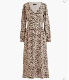 新品同様　J. Crew アニマル柄　ワンピース　L