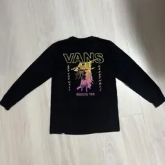 VANS 長袖カットソー ブラック S 黒　バンズ