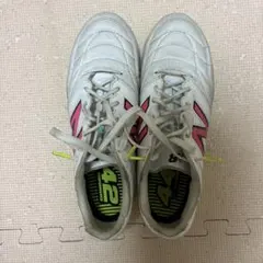 New Balance サッカースパイク ホワイト ピンク 26.5cmのサムネイル