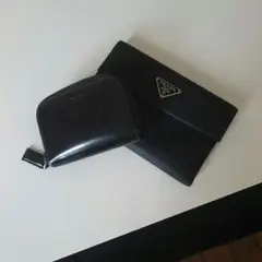 値下げしました❗PRADA正規品 ナイロン財布&小銭入れセット