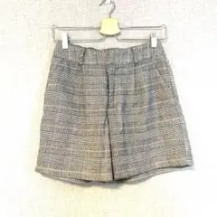 chocol raffine robe ショートパンツ 【M】グレー チェック
