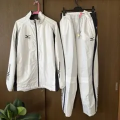 ミズノ　防寒ウォーマー上下　Lサイズ　中綿　BREATH THERMO 美品