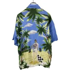 美品】Schott ショット ハワイアンシャツ クラーケン 長袖 M - メルカリ