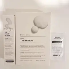 BULK HOMME THE LOTION & THE SCALP SERUM
