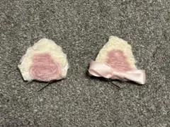 猫　ヘアピン　ハンドメイド