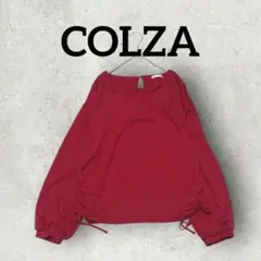 COLZA Honeys ドロスト使いプルオーバー ポンチ生地 (M) レッド