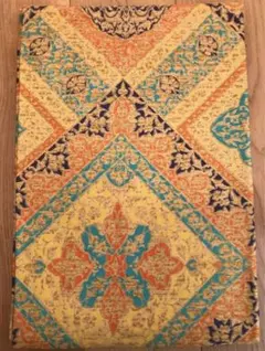 チャイナシーズ　布地　ファブリック　オリエンタル柄　イエローオレンジ系