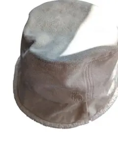 moz ベージュ スエード風 バケットハット