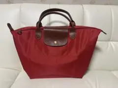 【美品】LONGCHAMP プリアージュ トートバッグ レッド