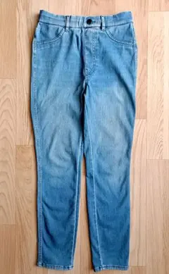 ユニクロ ウルトラストレッチ パンツ ダメージ ジーンズ レディース S デニム