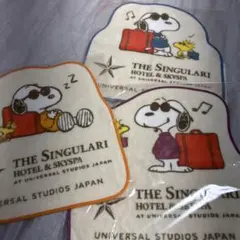 スヌーピー ミニタオル 3枚セット ザ シンギュラリホテル