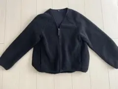 UNIQLO ボアフリースVネックフルジップカーディガン