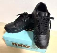 moz MZ-827AR スニーカー ブラック 23.5cm