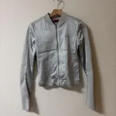 DIESEL サテンストレッチボンバージャケット　ディーゼル　レーサージャケット