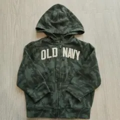 OLD NAVY 迷彩柄 ジップアップパーカー　90