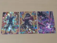SDBH 紅き仮面のサイヤ人　黒衣の戦士　黒衣の未来戦士　3枚セット