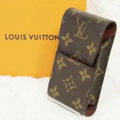 美品 ルイヴィトン シガレットケース モノグラム エテュイ・シガレット ブラウン