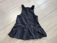 gap ギャップ　ブラックデニム　ジャンバースカート