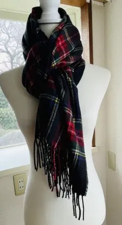 【美品】PLST＊チェック柄ショール