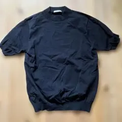 UNITED ARROWS ブラックボトルネックニットのサムネイル