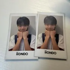 iiONDO 三戸琳仁 オーバーオール チェキ トレカ