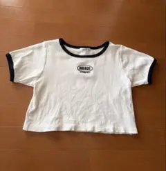 INGNI 半袖 リンガーTシャツ ホワイト ブラックのサムネイル