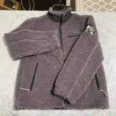 グレー フリースジャケット