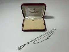 MIKIMOTO ミキモト 真珠 パール シルバー ネックレス STERLING