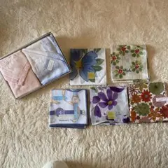 【値下げ】高級ブランドハンカチ7枚セット（大判5枚入）