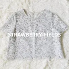 STRAWBERRY-FIELDS レース 総柄 半袖 カットソー きれいめのサムネイル