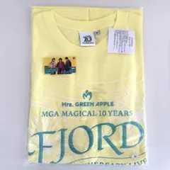 【新品】ミセス FJORD グリッターロゴTシャツ ライトイエロー M