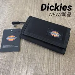 新品Dickies ディッキーズ 三つ折り財布 マジックテープ ブラック 黒のサムネイル