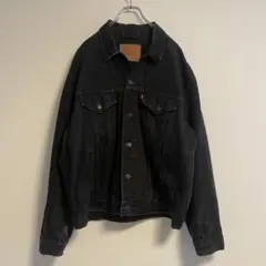 90s☆ユーロ☆リーバイス☆70503 08☆ブラックデニムジャケット☆XXL