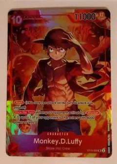 英語版 ST10-006 モンキー・D・ルフィ ワンピースカード エース サボ