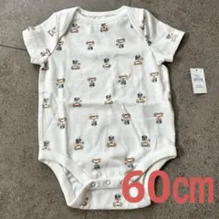 【新品】babyGap ロンパース くま柄 新生児60cm