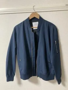ネイビー MA-1ジャケット サイズ1 (L)