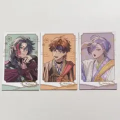 3SKM 2周年 ランダムチェキカード 榊ネス 魁星 北見遊征 和装 3枚セット