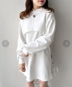 スウェットワンピース ミニワンピース