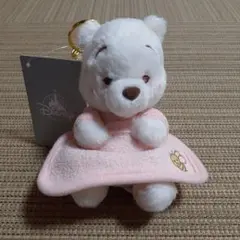 【限定レア】 くまのプーさん プラッシュキーチェーン マスコット ブランケット