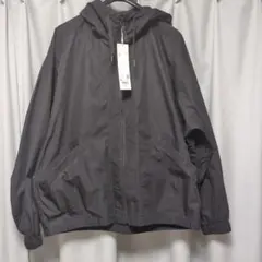 【新品未使用】ユニクロU フーデッドブルゾン　ブラック　Mサイズ