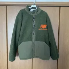 new balance ボアジャッケットフリースジャケット Lサイズ オリーブ