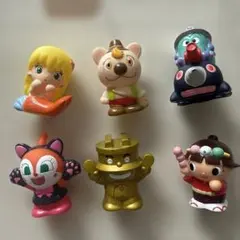 アンパンマン フィギュア 6体セット　指人形