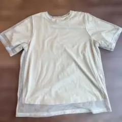 ベージュ 重ね着 Tシャツ