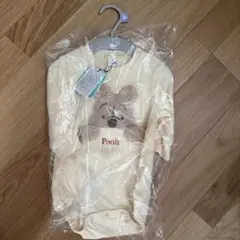 プーさん刺繍ロンパース 80サイズ