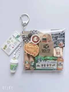 ガチャ詰めポーチ　カフェ気分