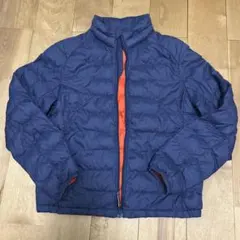 ユニクロネイビー 150サイズ ダウンコート