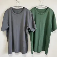UNIQLO エアリズムコットンクルーネックT ２枚セット Lサイズ