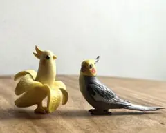 【新品】オカメインコの置物(2つ)