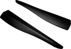 バンパープロテクター エアロパーツ ２個セット(黒 28cm)
